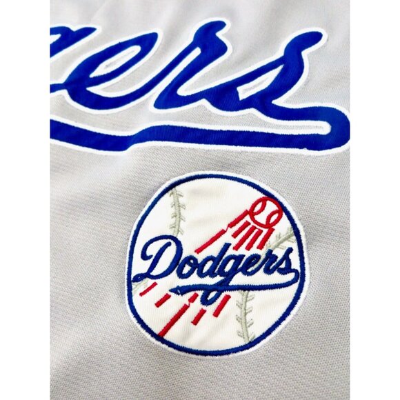 Dynasty MLB LosAngeles Dodgers Jersey Button Front Embroidered Blue 2XL - Picture 5 of 7